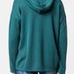 Felpa con cappuccio in maglia con mezza zip