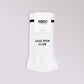 Calzini Cool Mom Club con lettering e righe retrò