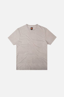 T-shirt Essentials pigmentata grigio fossile in cotone organico