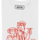T-shirt grafica Weird Friends in cotone biologico