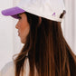 Cappellino 6 pannelli in cotone African Violet