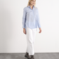 Camicia lunga in cotone elasticizzato