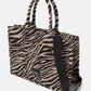 Borsa Tote Zebrata con Tracolla