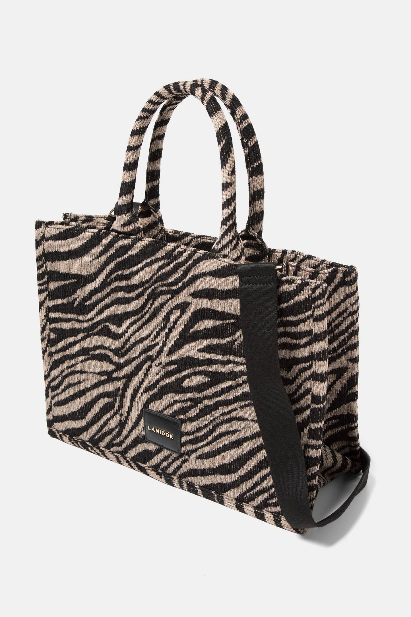 Borsa Tote Zebrata con Tracolla