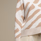 Maglione in maglia jacquard bicolore