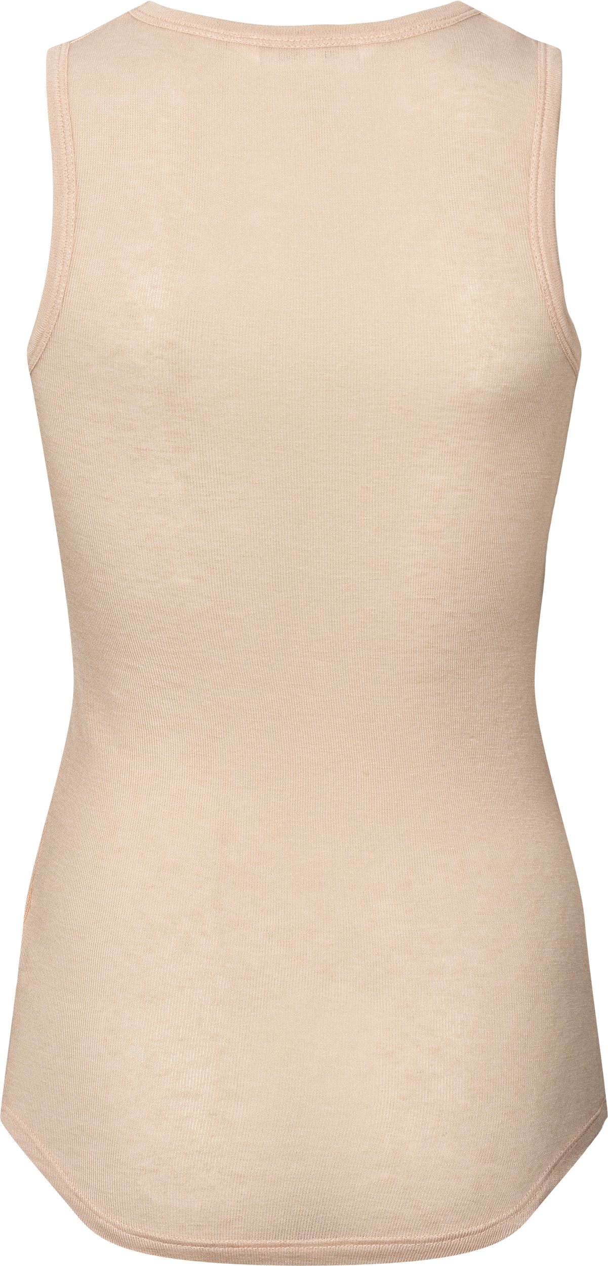 Top smanicato in lana Alberte color quercia