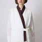 Gilet trapuntato con laccio laterale