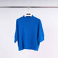 Maglione girocollo in maglia a maniche corte