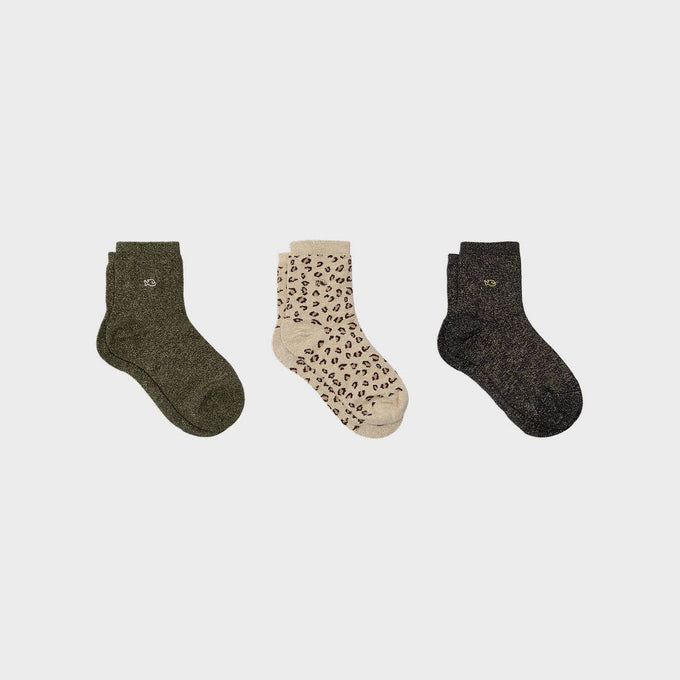 Set regalo di 3 paia di calze da donna Wild at Heart
