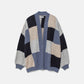 Cardigan in maglia con motivo geometrico