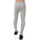 Pantaloni jogger in felpa uomo bicolore con tasche zip