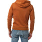 Felpa con Cappuccio Zip Uomo Bicolore