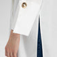 Camicia in popeline misto cotone con polsini ampi