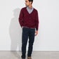 Cardigan uomo con scollo a V e bottoni