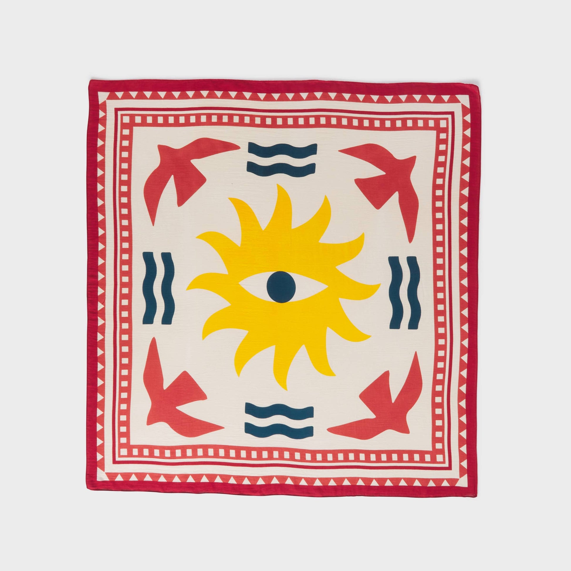 Foulard Paola in cotone biologico beige