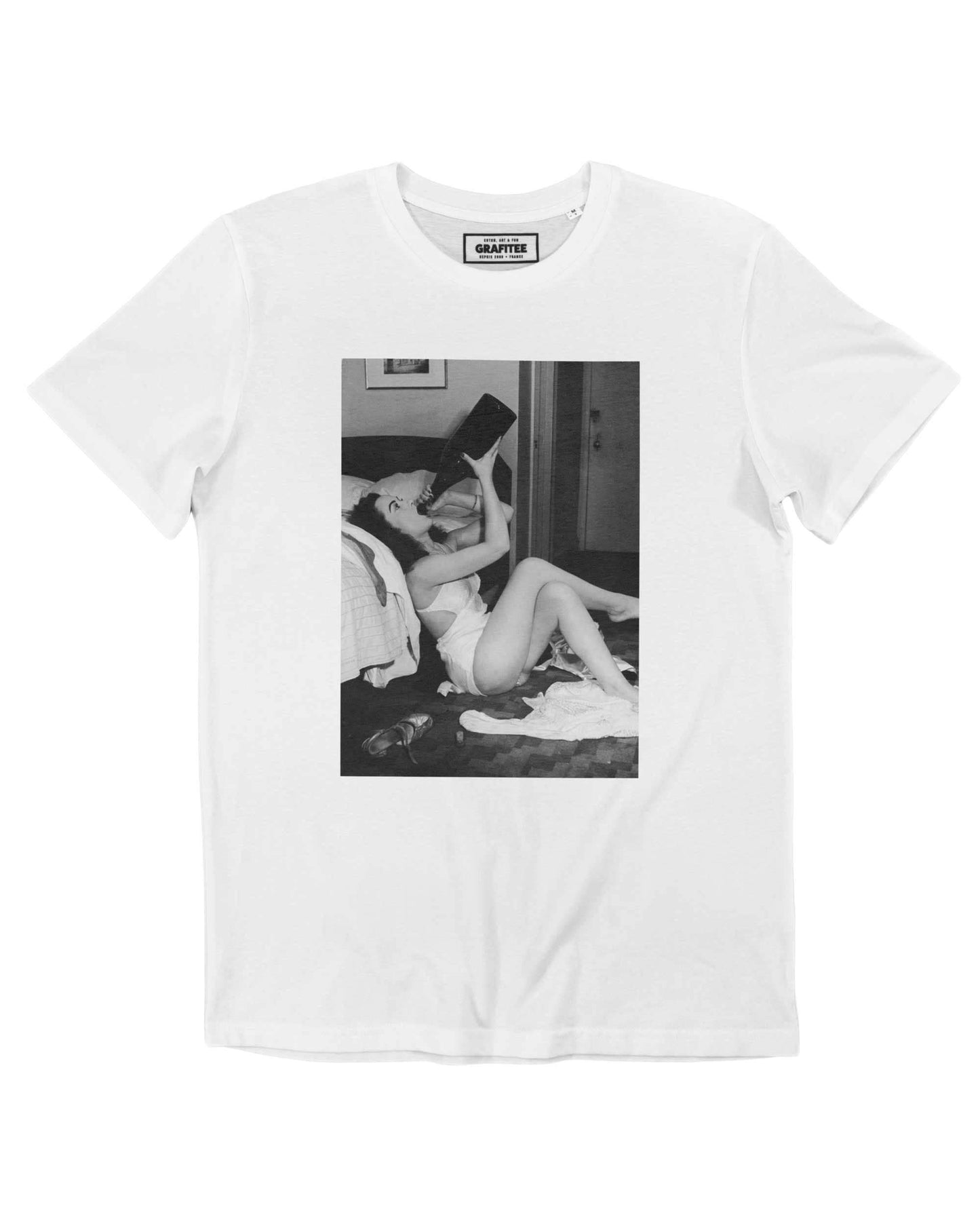 T-shirt unisex in cotone biologico con stampa foto vintage “Cul Sec”