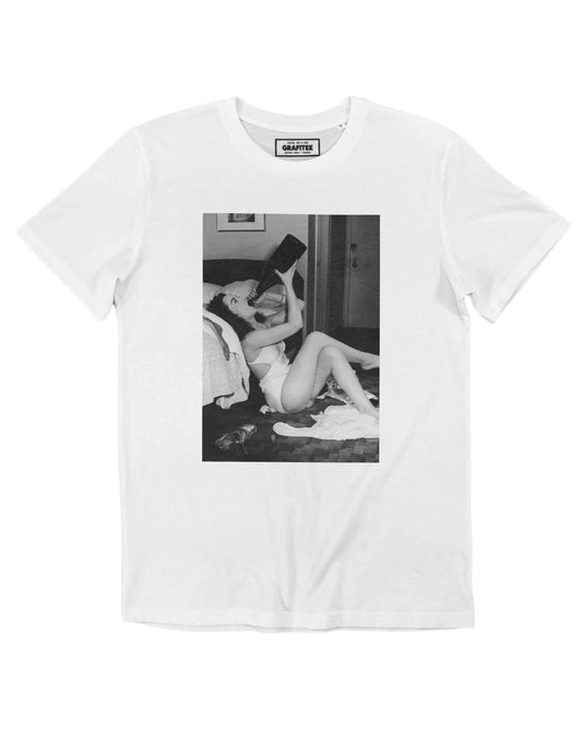 T-shirt unisex in cotone biologico con stampa foto vintage “Cul Sec”