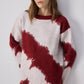 Maglione in maglia con motivo astratto