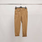 Pantaloni a carota a vita alta con risvolto