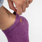 Calzini corti glitter viola