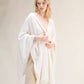 Maxi mantella in misto cashmere