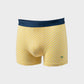 Boxer in cotone biologico giallo con stampa giapponese