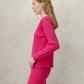 Maglione in lana merino extra fine con scollo a V