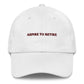 Cappellino dad hat elegante "Aspire to Retire"