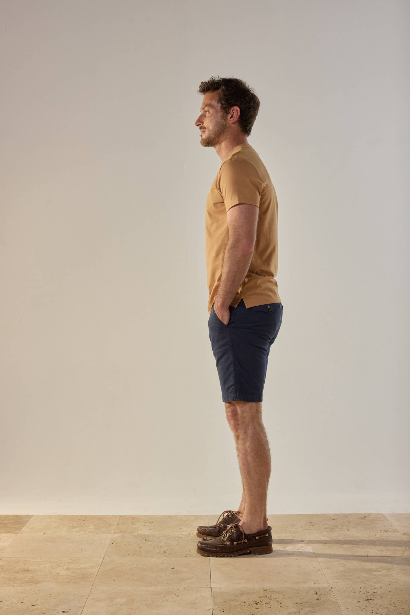 T-shirt Beau Pic in cotone biologico color rame