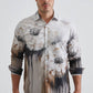 Camicia fantasia comfort fit da uomo