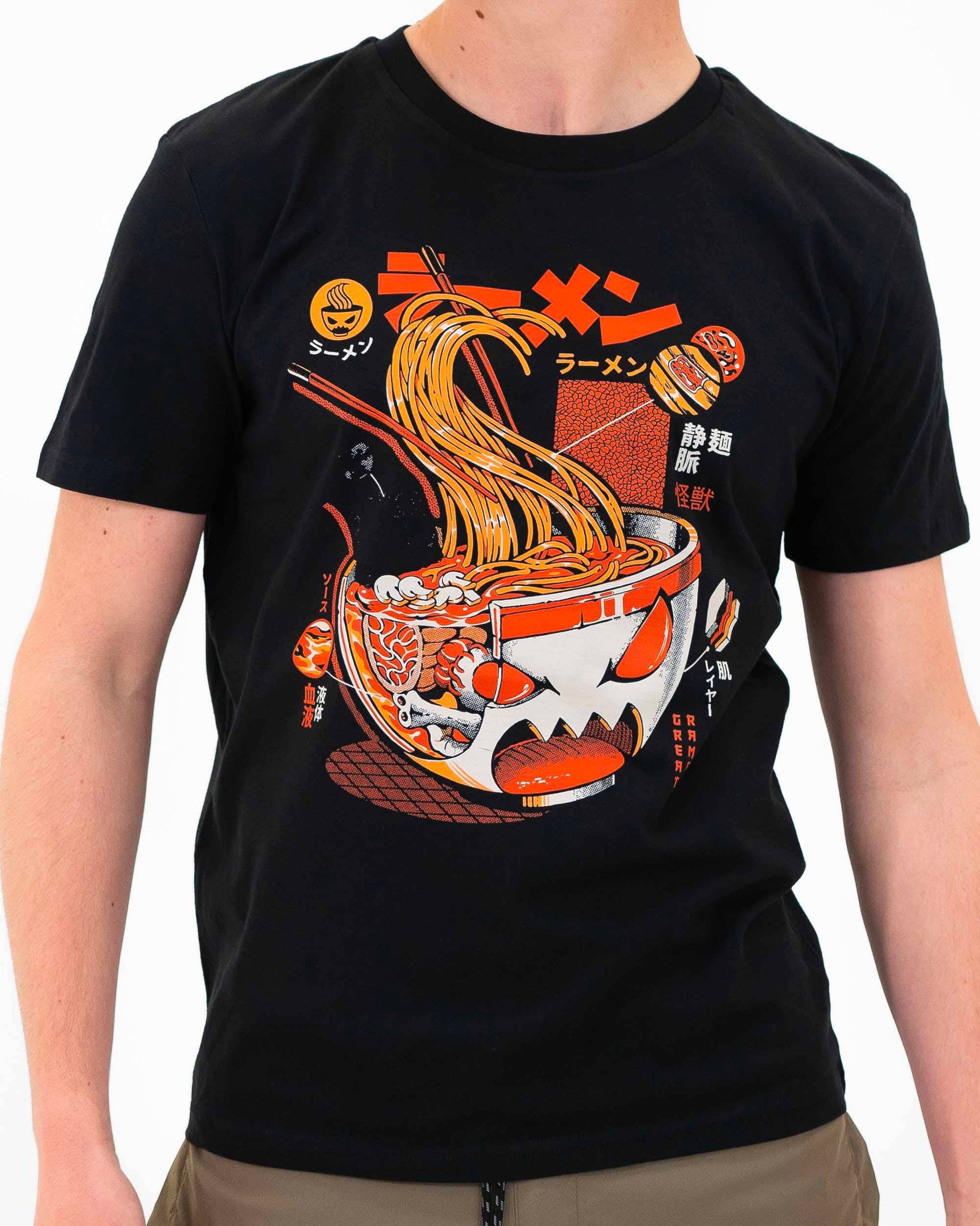 T-shirt manga ramen X-ray unisex in cotone biologico