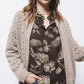 Cardigan in Maglia Strutturata Traforata