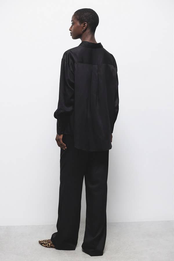 Camicia oversize con taschino