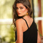 Top monospalla con spallina