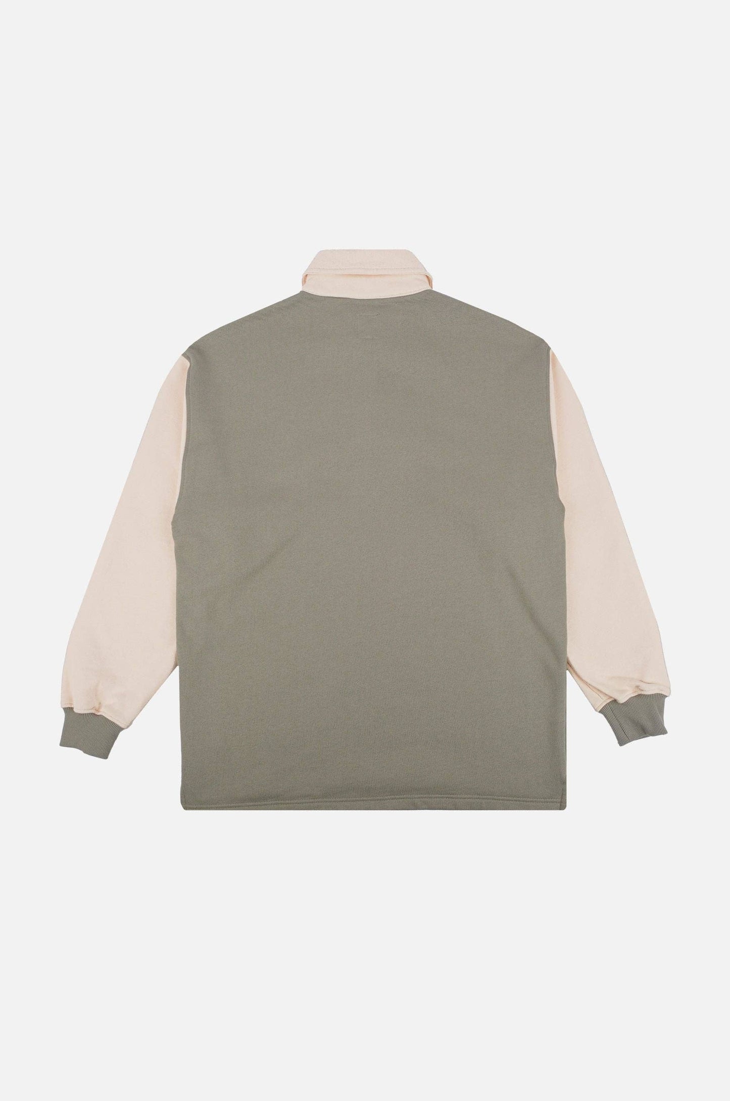 Maglione polo oversize color block uomo