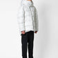 Parka oversize con logo e cappuccio removibile
