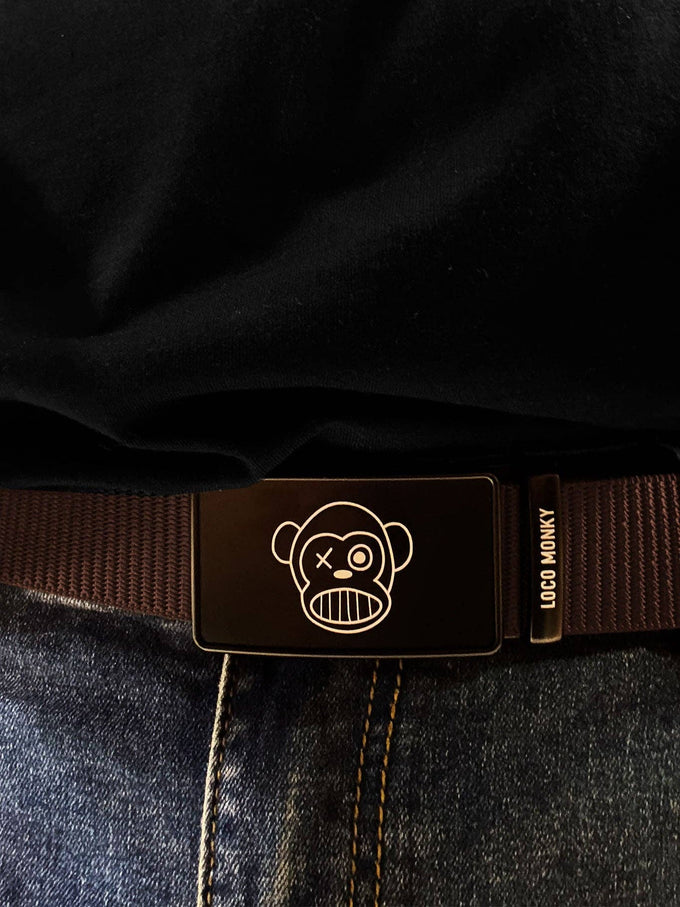 Cintura regolabile Loco Monky marrone
