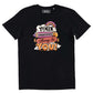 T-shirt unisex nera in cotone biologico con stampa motivazionale