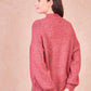 Maglione Manuella morbido con maniche a palloncino e collo alto