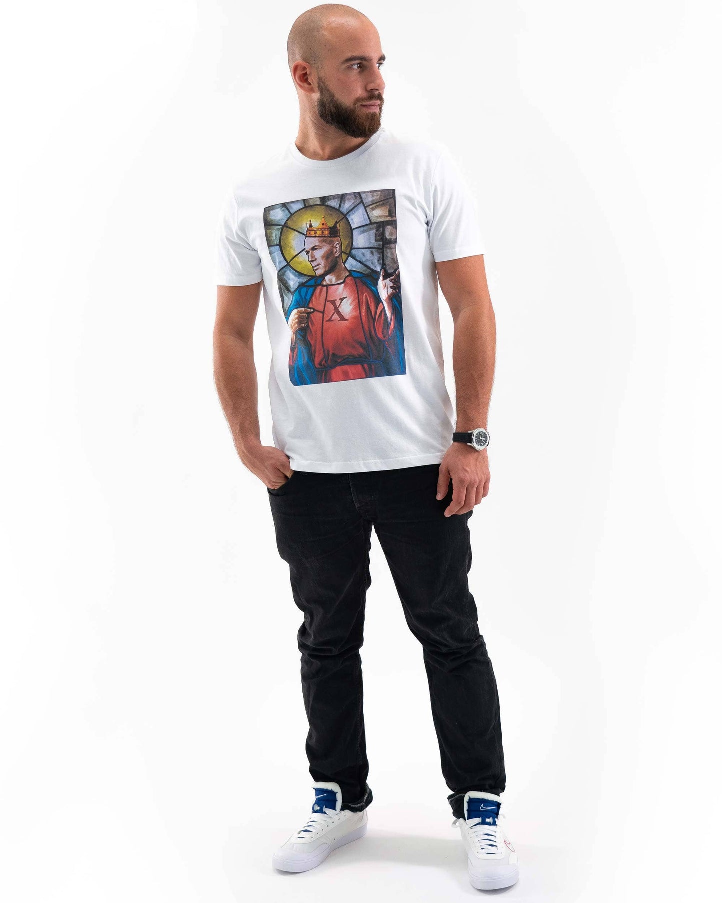 T-shirt iconica Zidane in cotone biologico