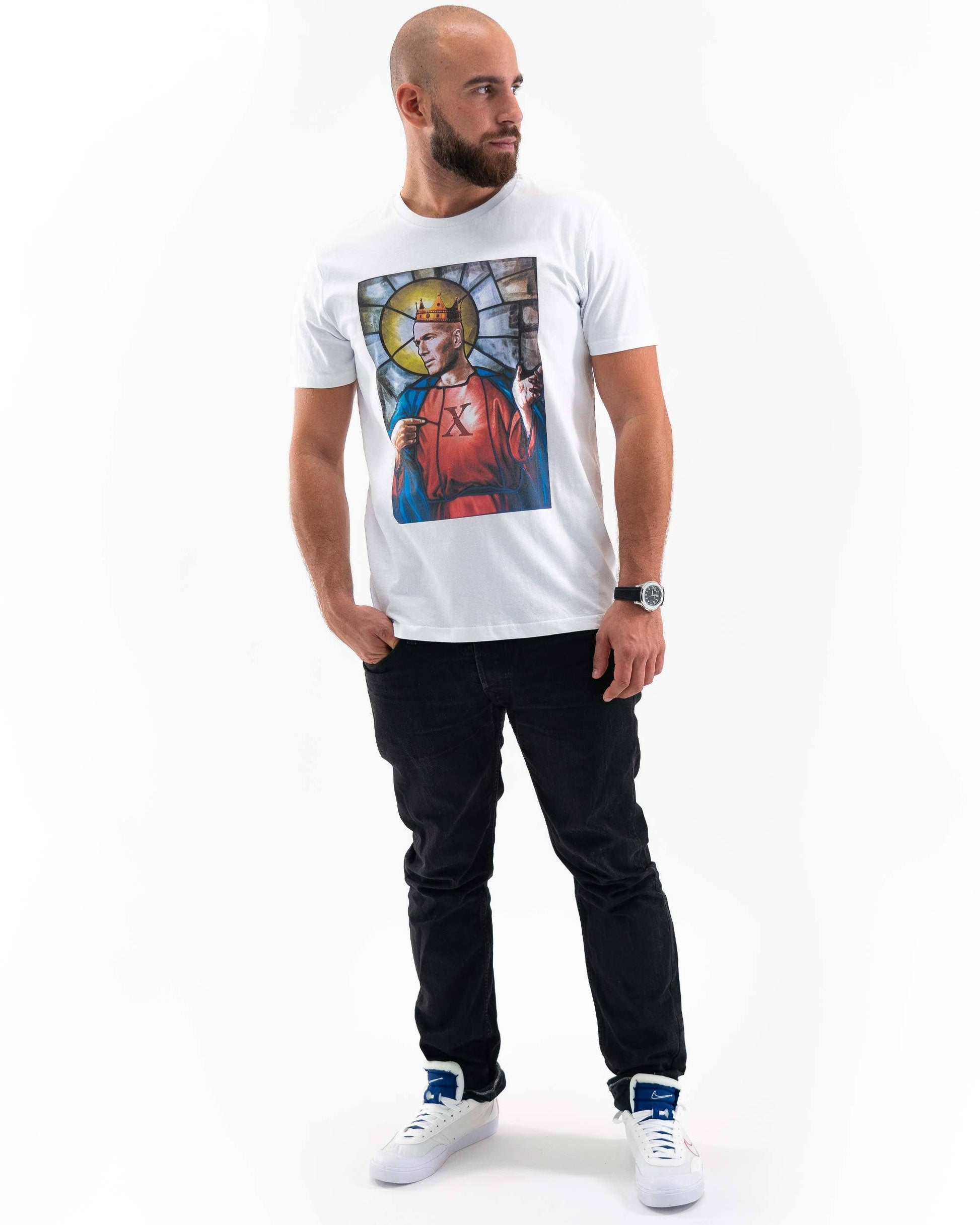 T-shirt iconica Zidane in cotone biologico