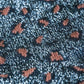 Calze leopardate glitter nero e argento in cotone pettinato