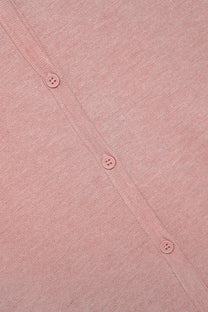 Cardigan in maglia rasata con bottoni