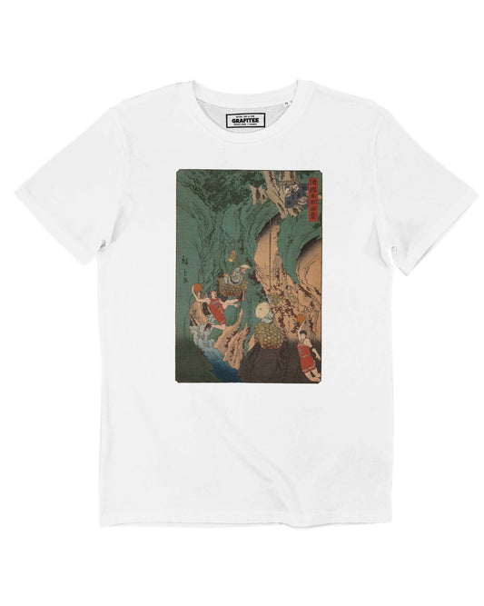T-shirt unisex in cotone biologico con stampa Floating Basket