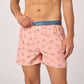 Boxer in cotone biologico con fantasia piranha Billychill