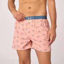 Boxer in cotone biologico con fantasia piranha Billychill