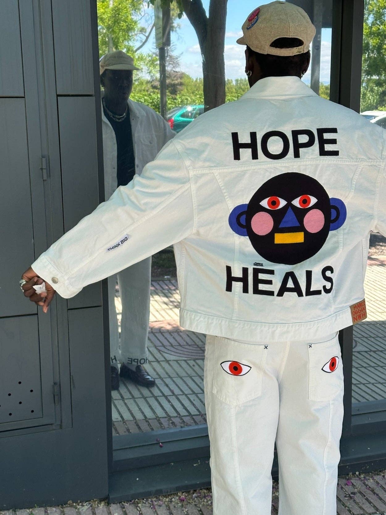 Giacca in denim biologico Hope Heals