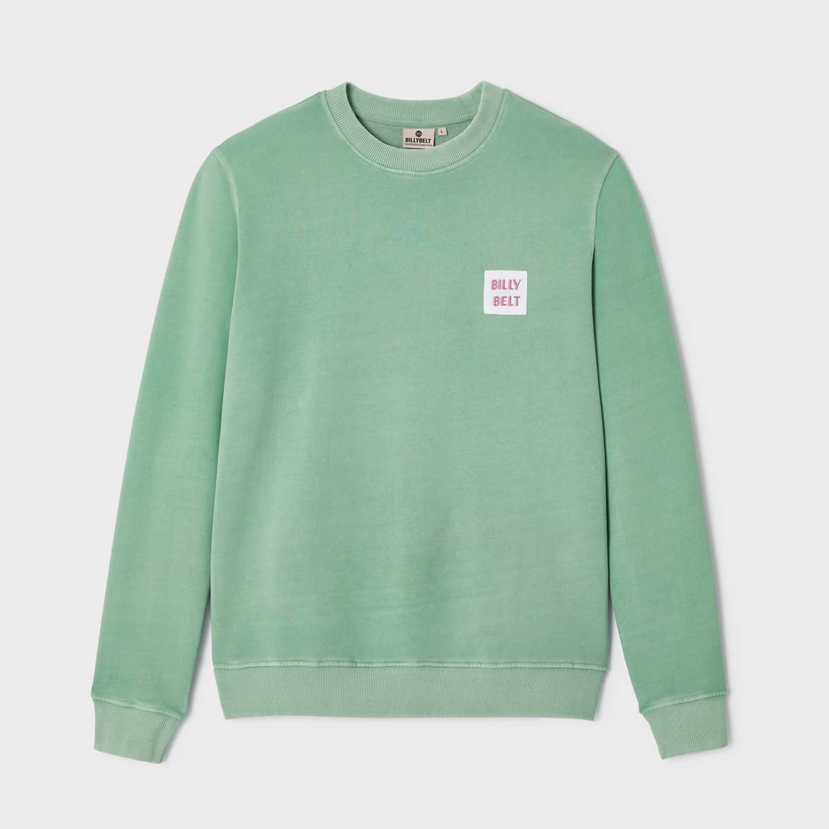 Felpa unisex Billyclub verde acqua in cotone biologico