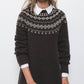 Abito in maglia jacquard