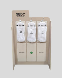 Espositore doppia faccia per calzini in cartone NBDC
